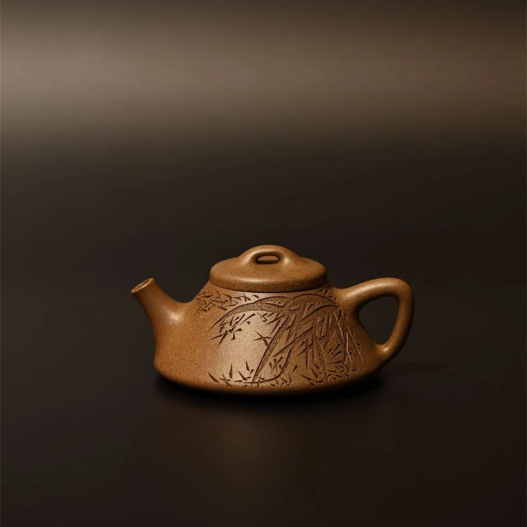 【见心茶器 启瓢】壶 文人段制 昊然刻绘 120cc
