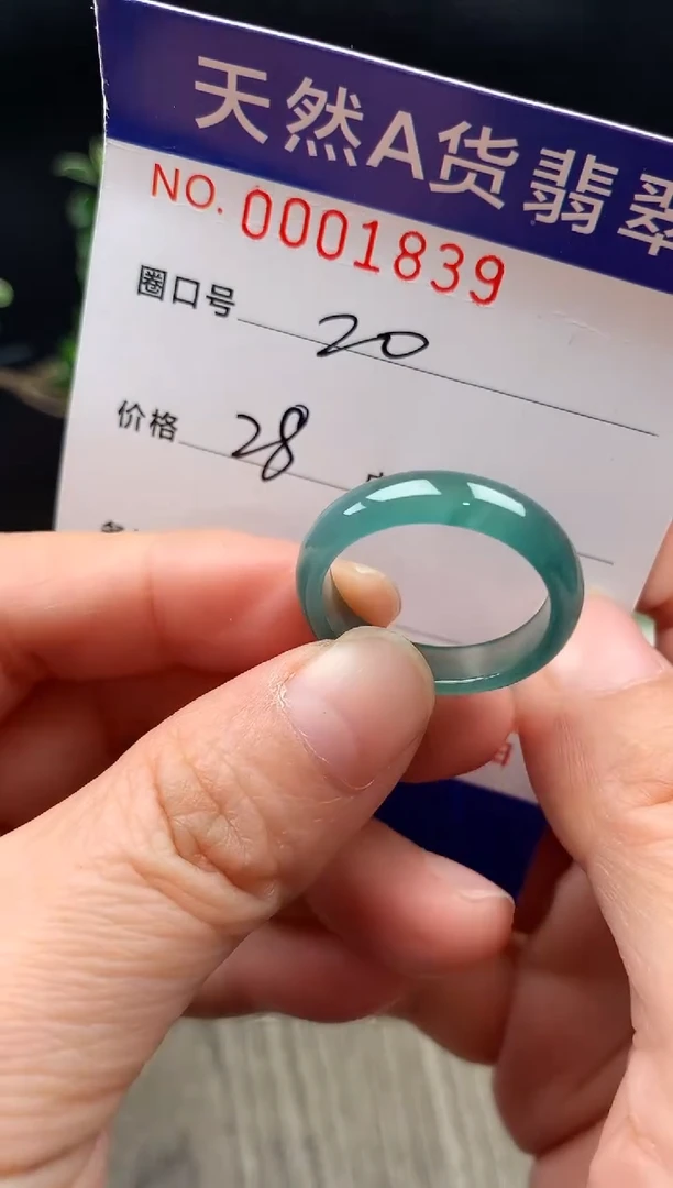 未镶嵌戒指翡翠20#