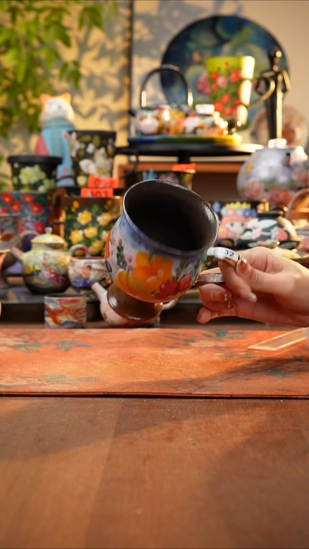 瓷片景德镇手工手绘132