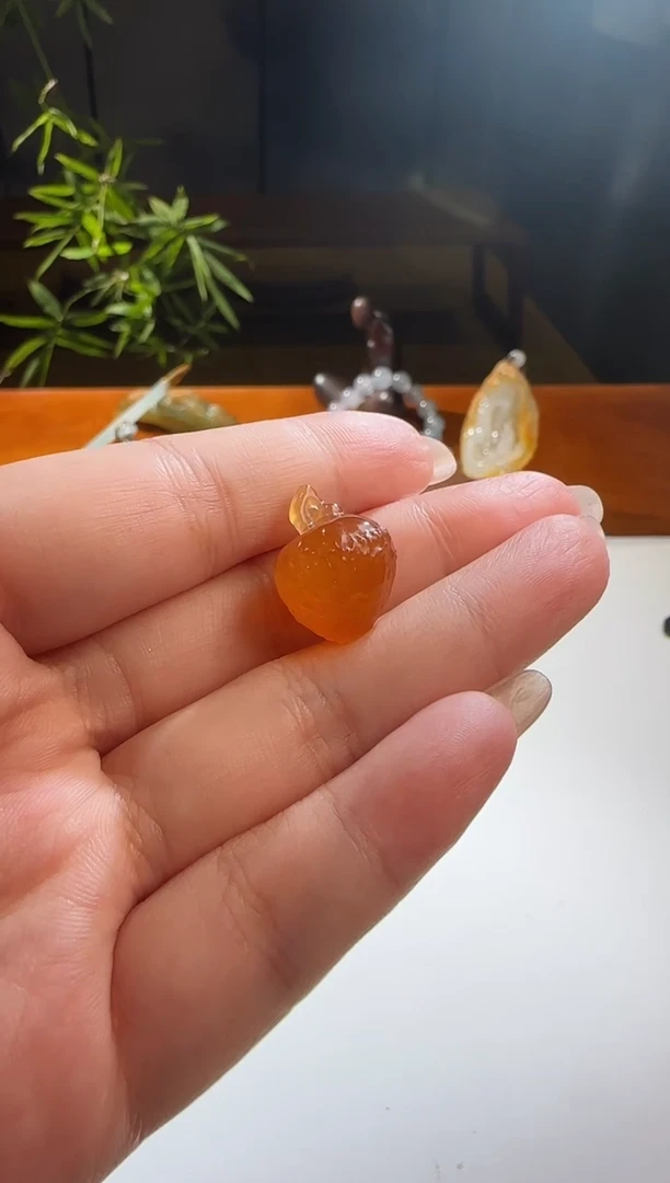 玛瑙/玉髓手机挂未镶嵌【阿岚】