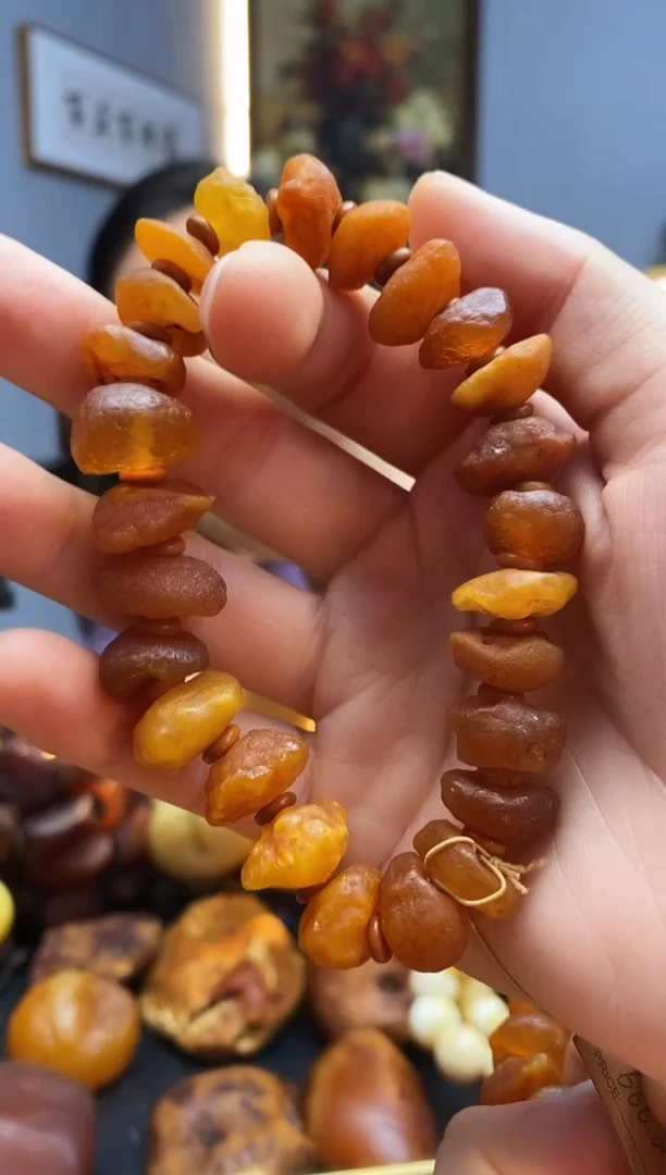 手链琥珀未镶嵌手串