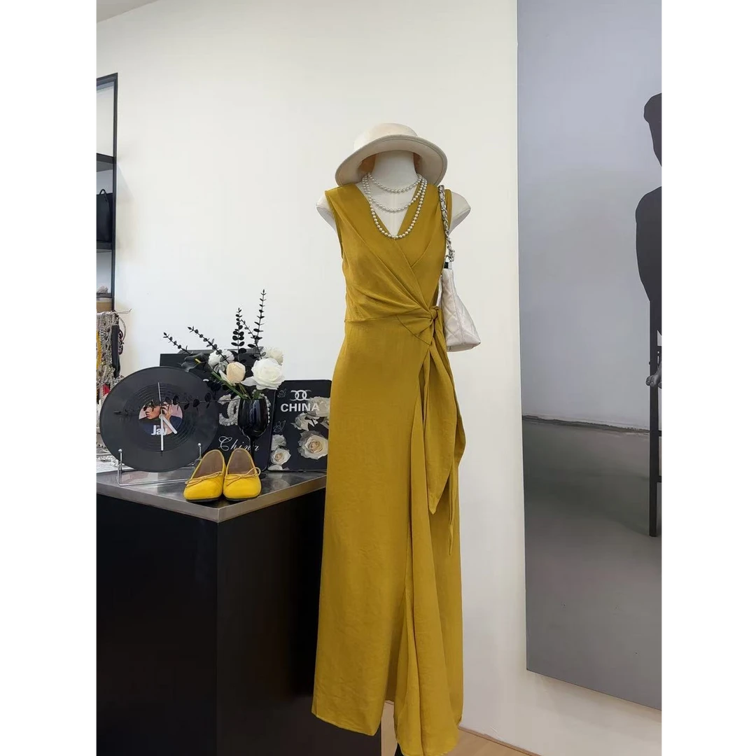 【暮色山谷】轻奢设计感连衣裙-10061-25