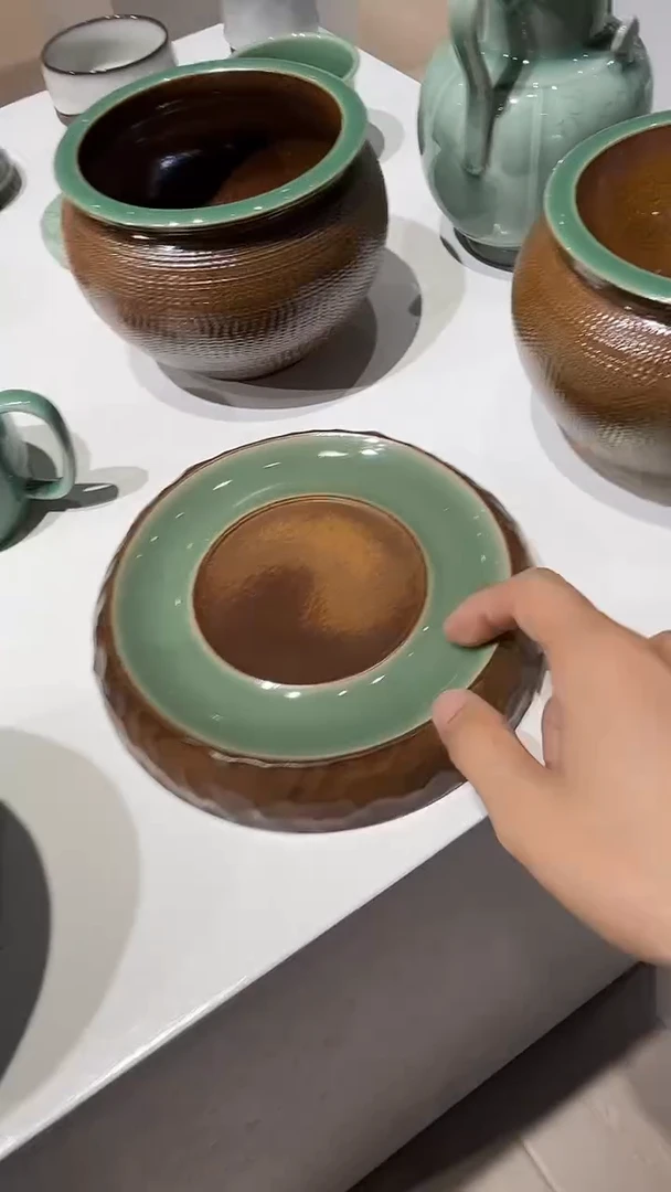 青瓷手工茶器包邮