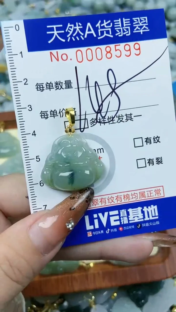 【闪购商品】翡翠颈饰未镶嵌天然A货翡翠