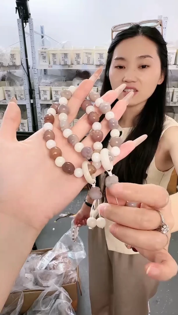 菩提根/象牙果吊坠A-Z821104深浅随机发