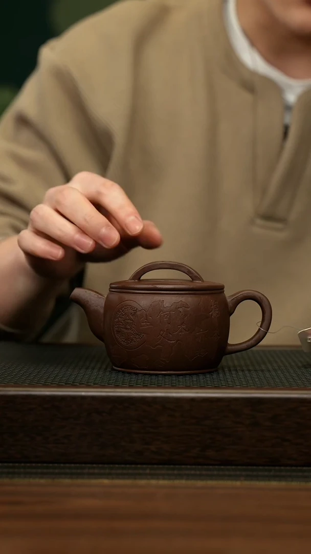 【闪购商品】紫砂茶壶宜兴原矿 半手工 紫砂壶容量240CC