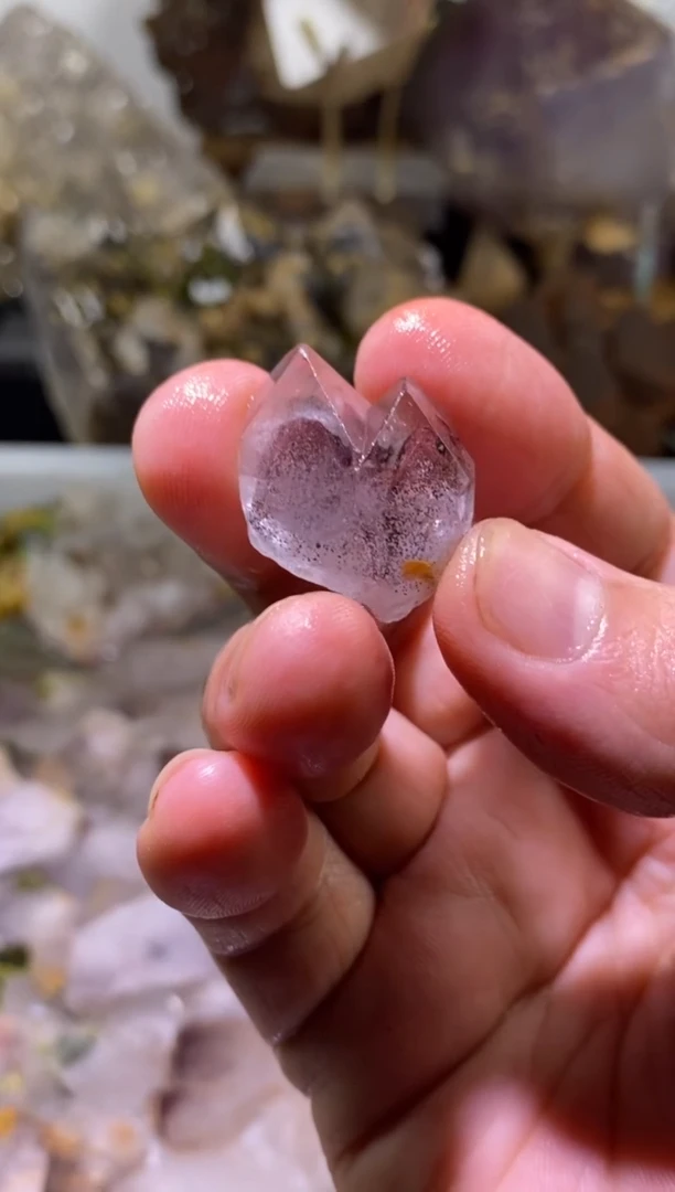 未镶嵌珠宝半成品水晶89号四川超七花园水晶