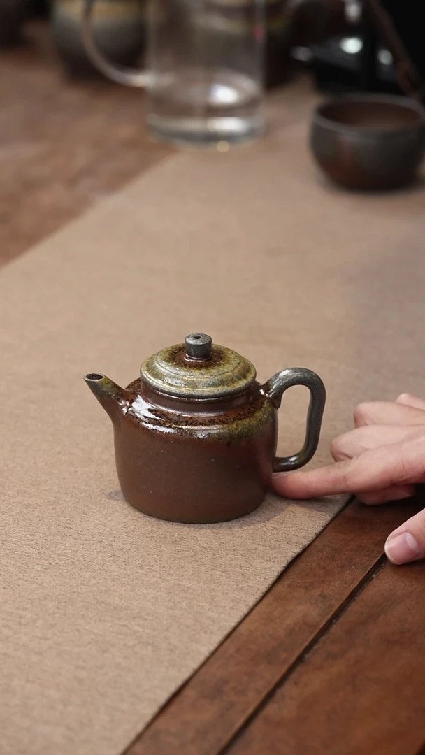 茶壶紫砂 柴烧剑流德钟