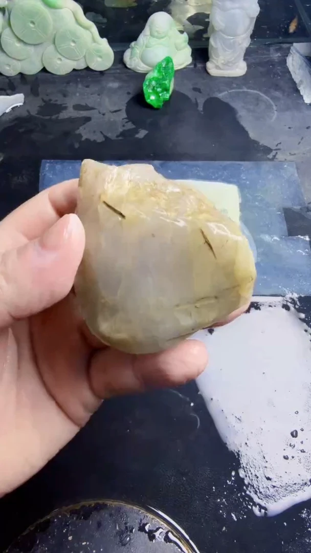 未镶嵌挂件翡翠特***星天然翡翠093