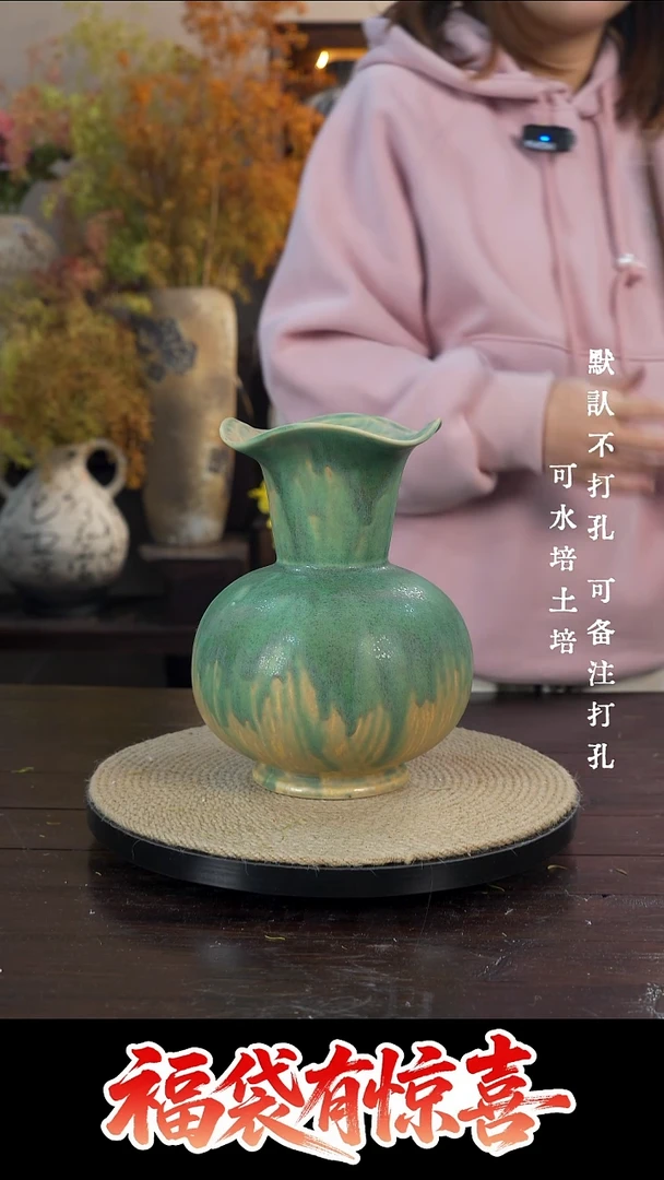 摆件陶010景德镇高档陶瓷花瓶