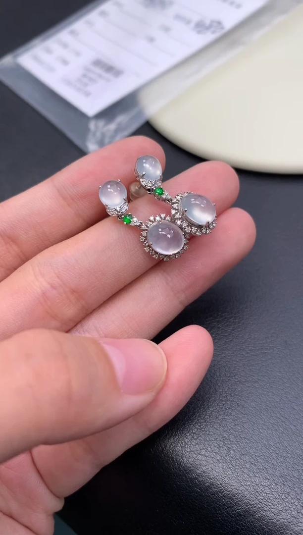 18K金镶嵌摆件翡翠48小时鉴赏期 退货不扣服务费