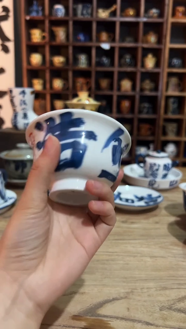 【闪购商品】观云听雨原创手绘茶具