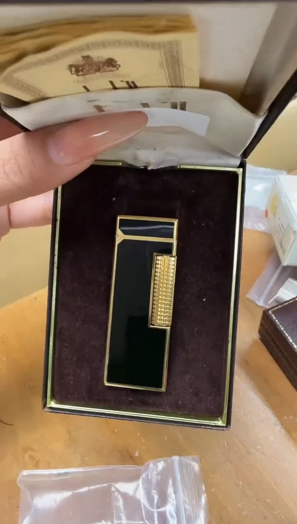纯铜59 登家4代黑漆金 原盒