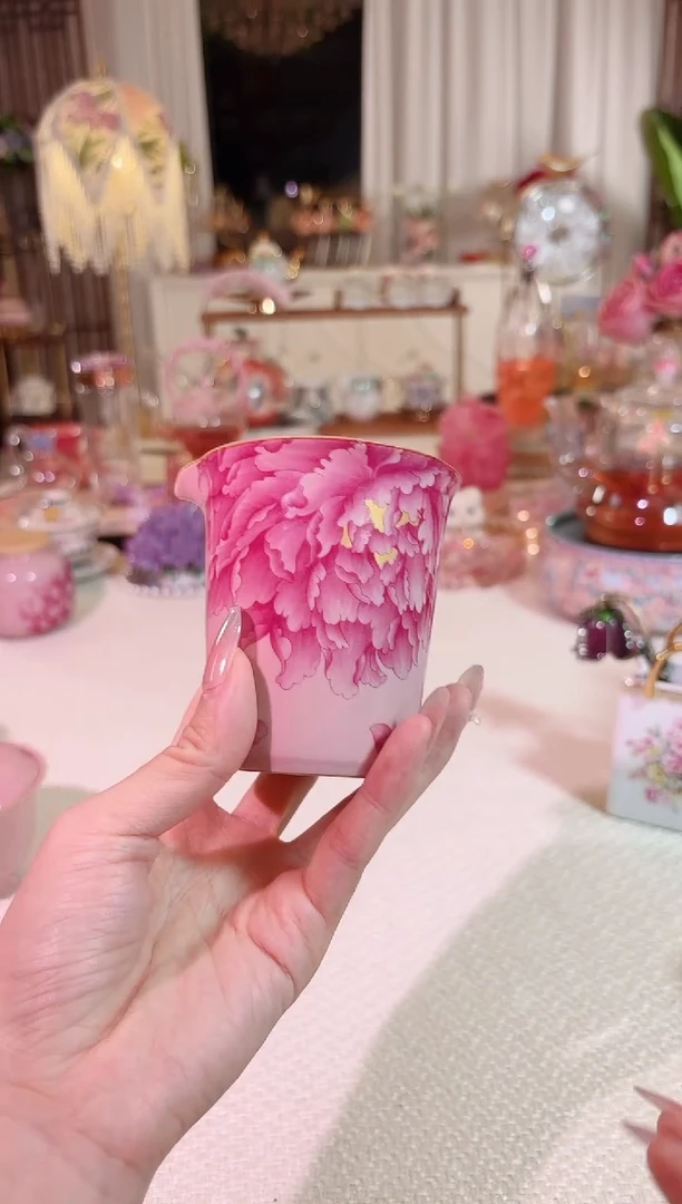 倾城牡丹 公道杯-如图