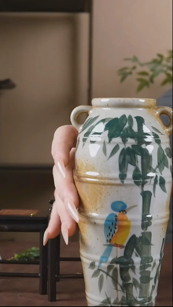 瓷片景德镇陶瓷小花瓶25