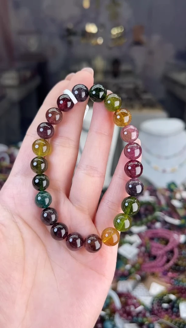 【闪购商品】碧玺/未镶嵌9mm+碧玺单圈多样性发货