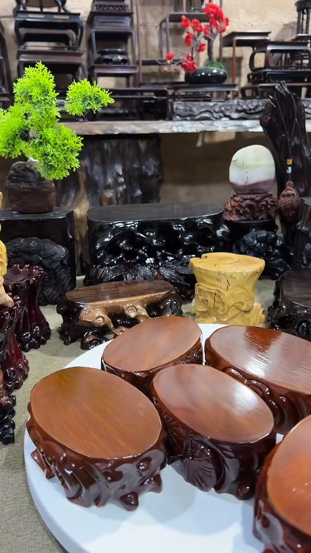 木雕刻底座厂家直销5个