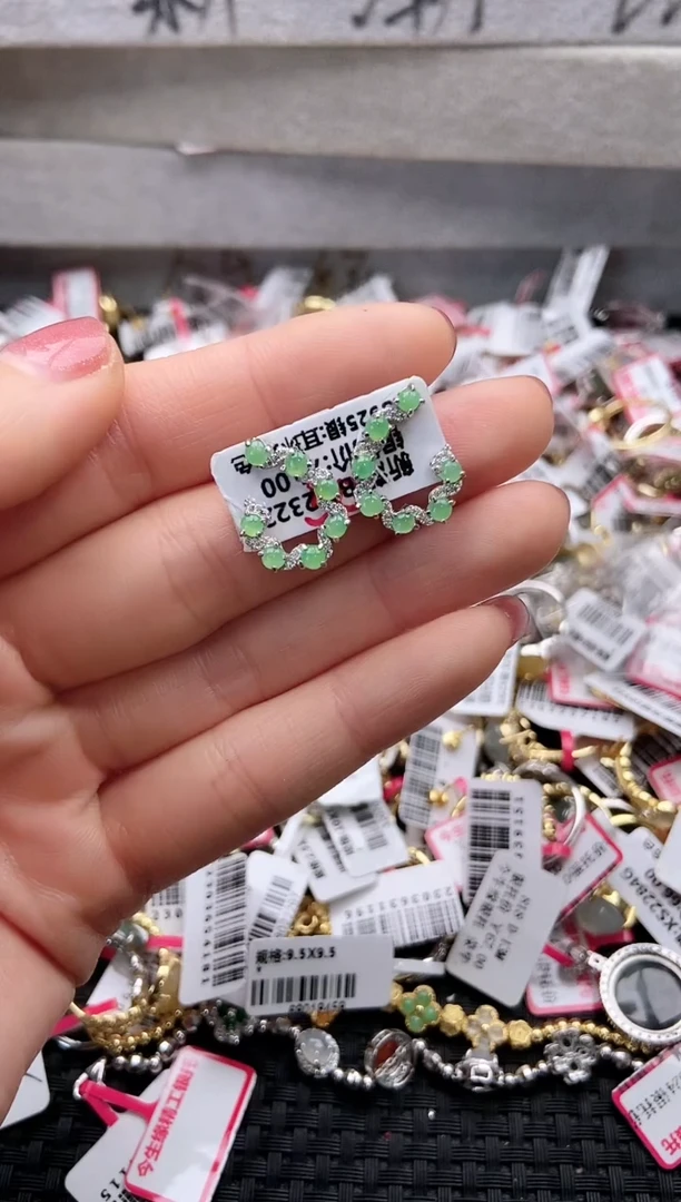 【闪购商品】翡翠戒指银S925镶嵌11111111     5