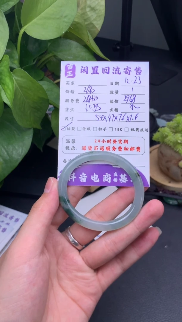 未镶嵌手镯翡翠手镯
