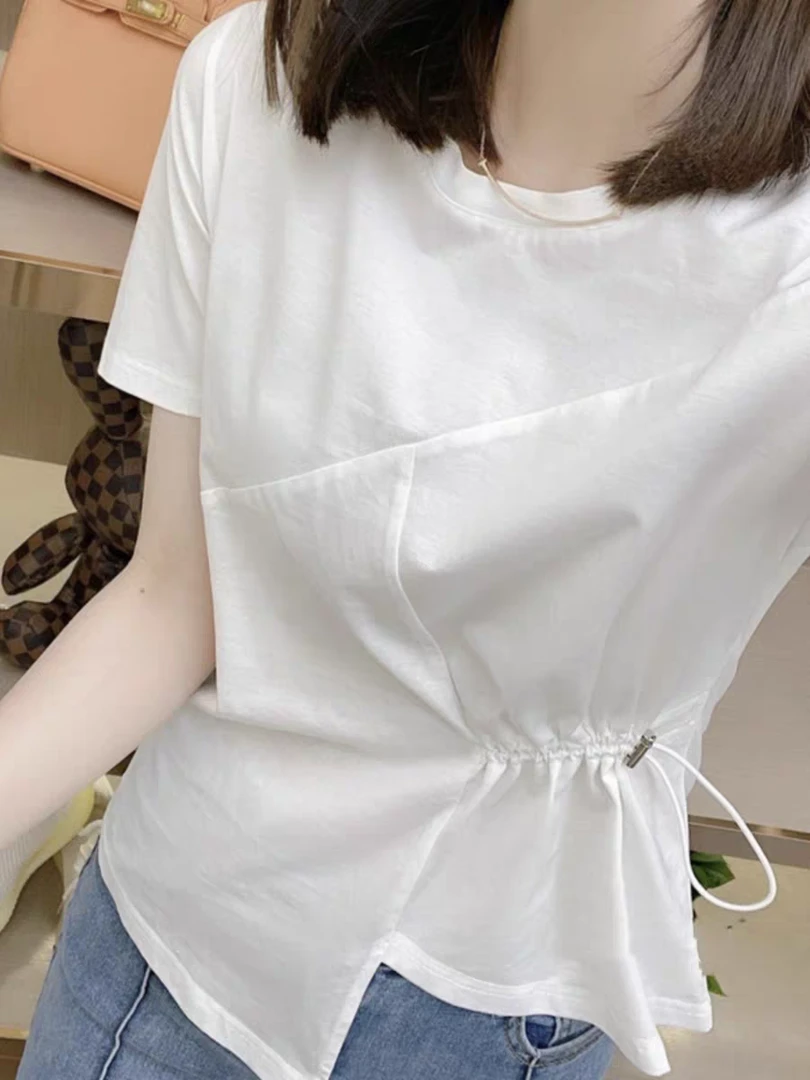 70款开叉收绳短袖