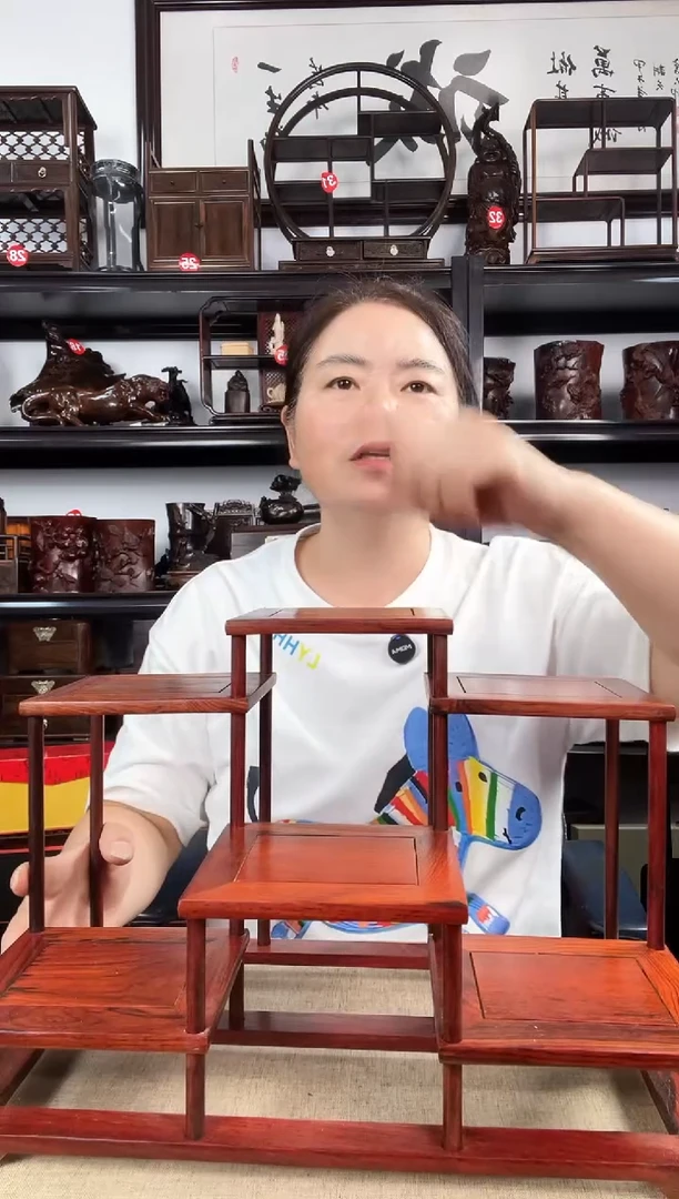 木新款六连老李红木工艺品