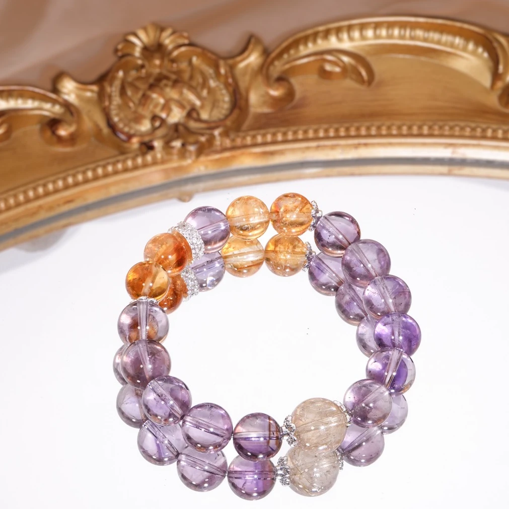 【逍遥遊】紫水晶+黄塔晶+金发晶学业事业 多样性发一