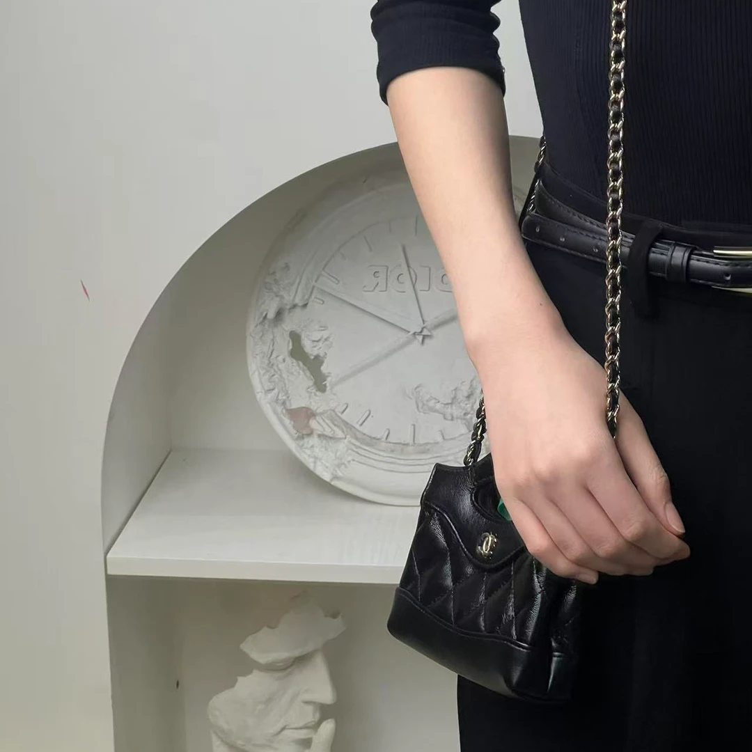 99新 Chanel/香奈儿 31bag super mini黑金羊包/甄选