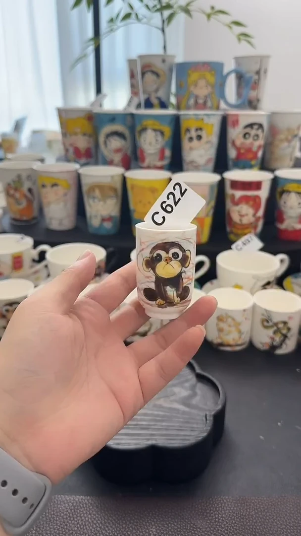 纯手工绘制陶瓷杯622