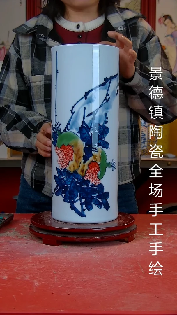 摆件景德镇陶瓷 全场手工手绘