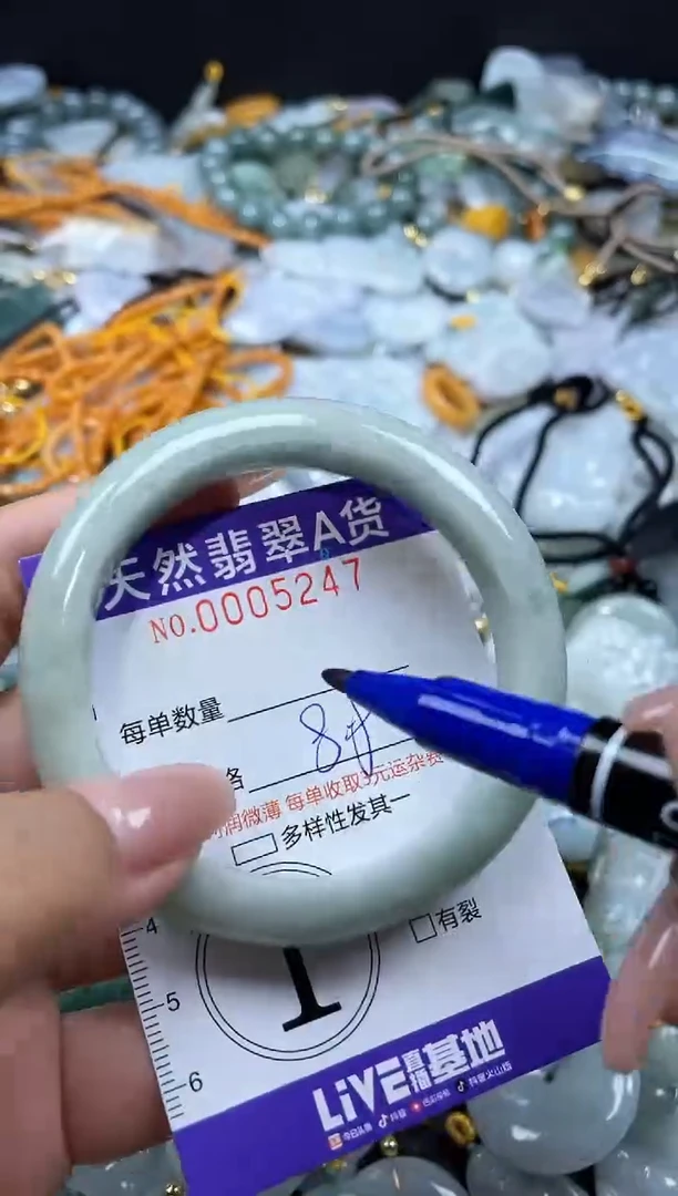 翡翠未镶嵌颈饰05247