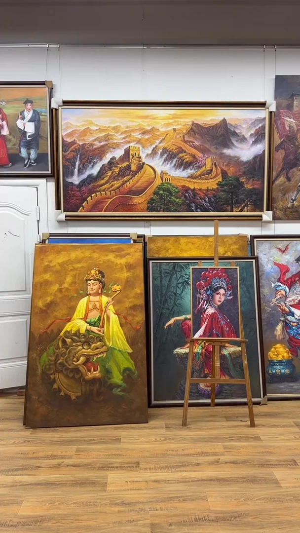 【闪购商品】书法樊梨花带框50*70CM