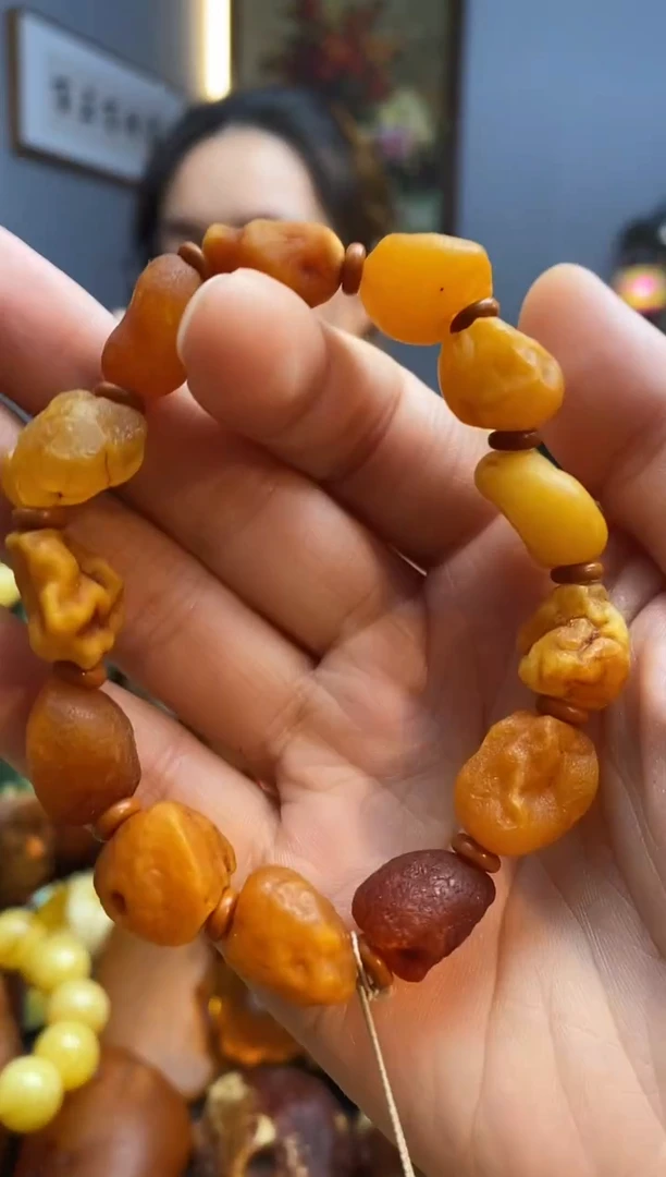 手串琥珀未镶嵌手串