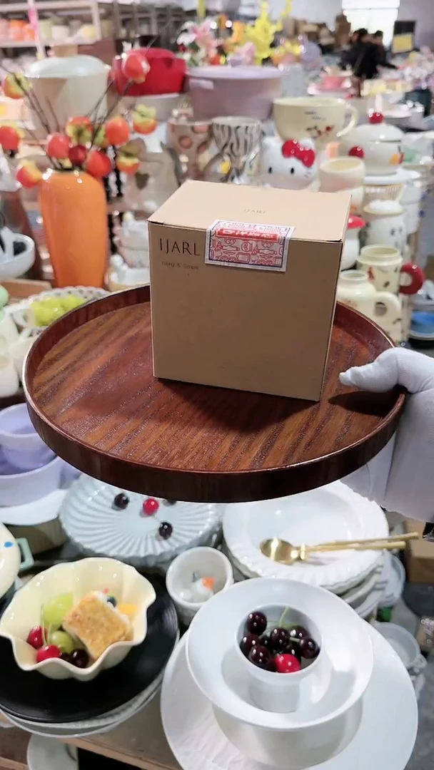 【闪购商品】瓷片带盖杯和小白勺 微瑕凑满20元包邮