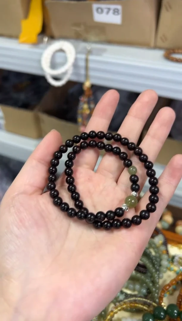 【闪购商品】檀香紫檀（小叶紫檀）手串未镶嵌紫檀木和田款双圈[1319]