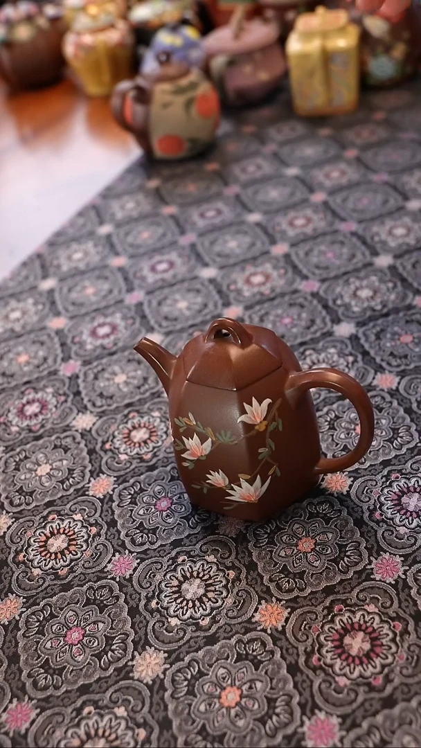 茶壶紫砂六方秦权杨菲