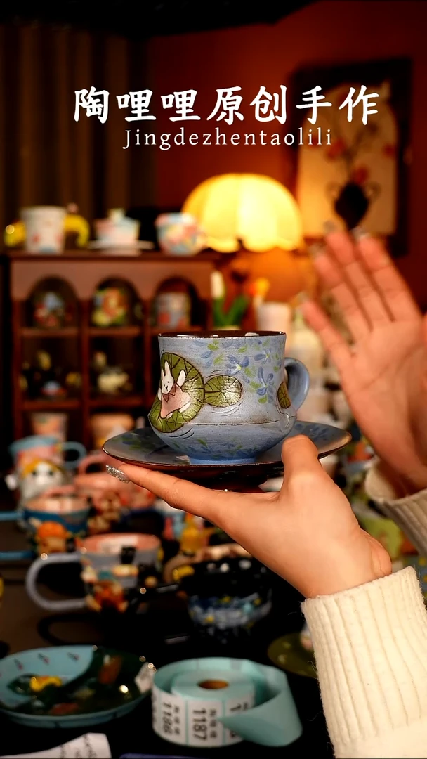 陶哩哩原创手作陶瓷（微瑕介意勿拍）