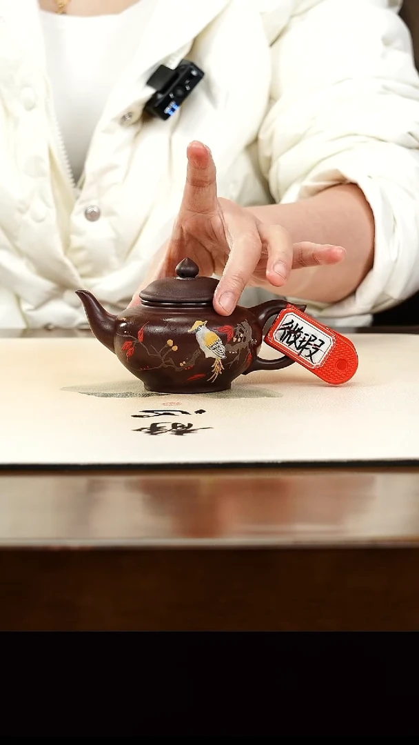 茶壶紫砂宜兴正品原矿紫砂壶孤品微瑕