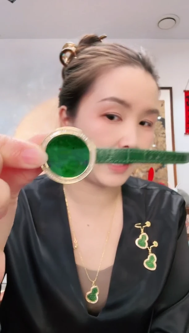 【闪购商品】翡翠颈饰银S925镶嵌吊坠