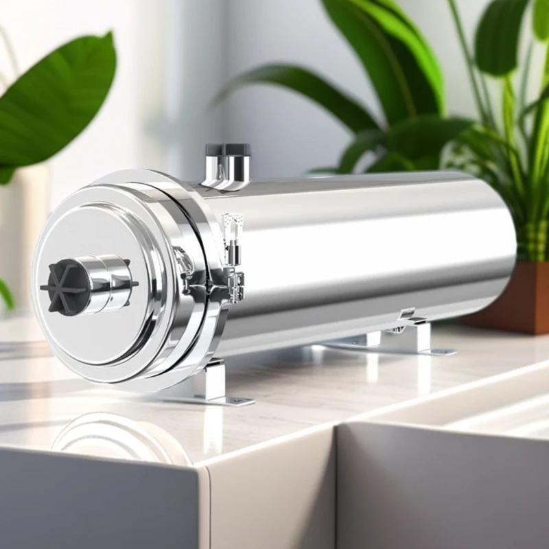 20000L井水农村自建房黄泥水过滤厨房净水器可拆洗不锈钢净水器