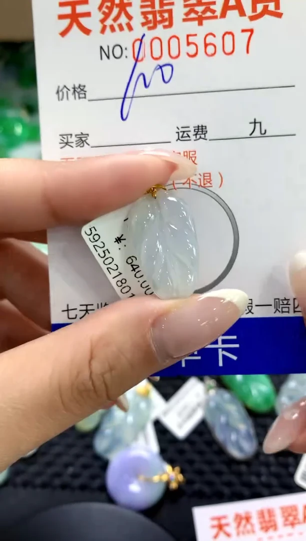 翡翠18K金镶嵌颈饰1111111111111111
