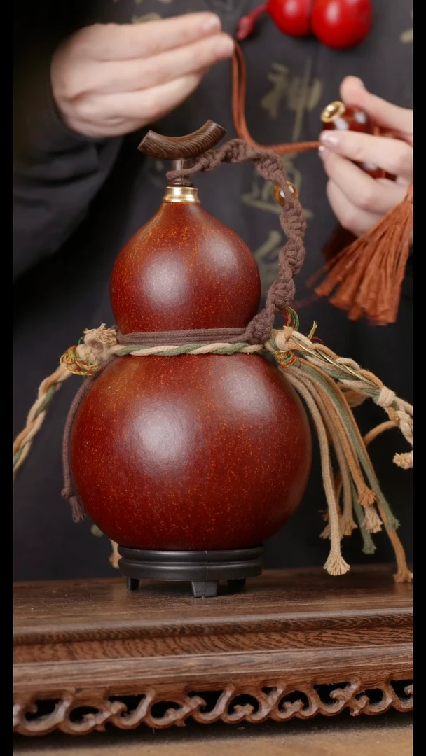 119号精品天然大漆酒葫芦一物一拍~