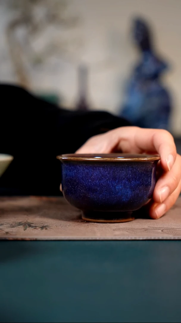 黄*绿甄选名窑钧瓷特色茶器