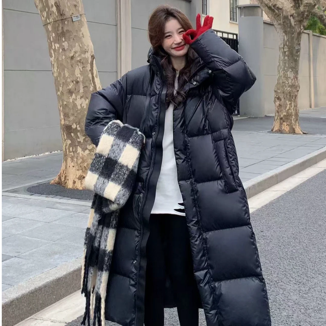 王一愽明星同款GOOSE系列鹅绒羽绒服冬季男女长款加厚保暖外套