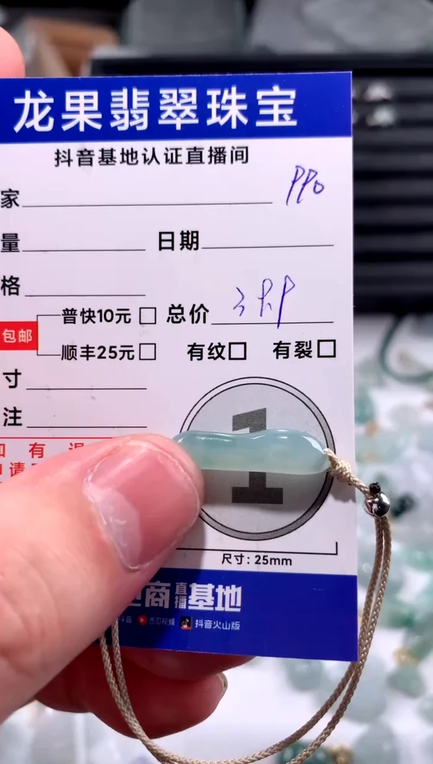 翡翠未镶嵌颈饰海誓山盟990
