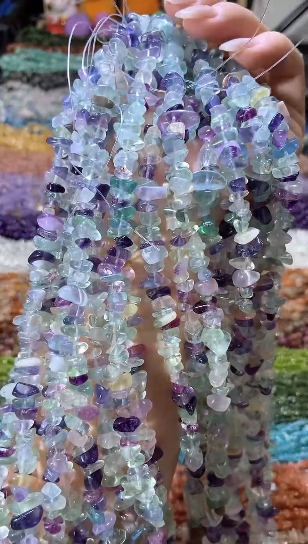 水晶珠宝半成品未镶嵌AAAA浅萤