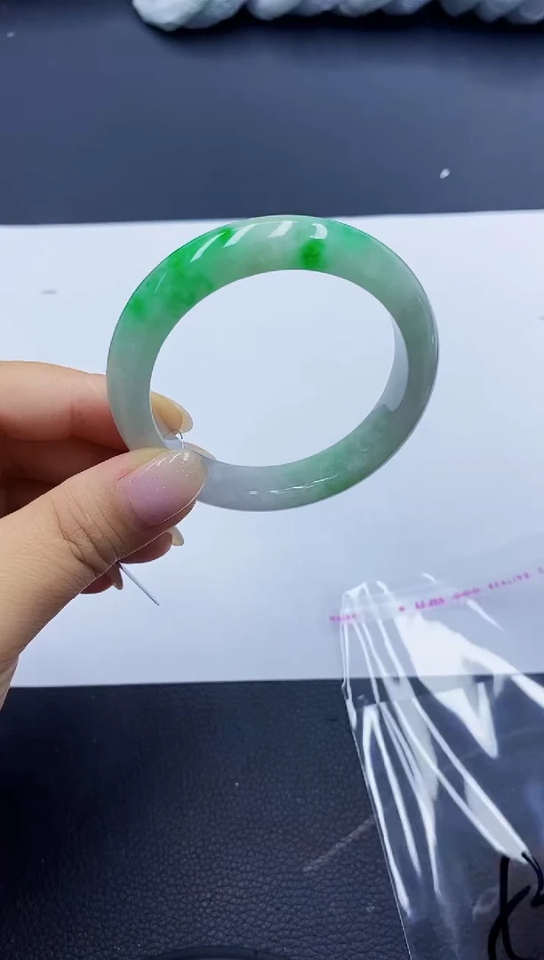 高冰透美人手镯 所见即所得116