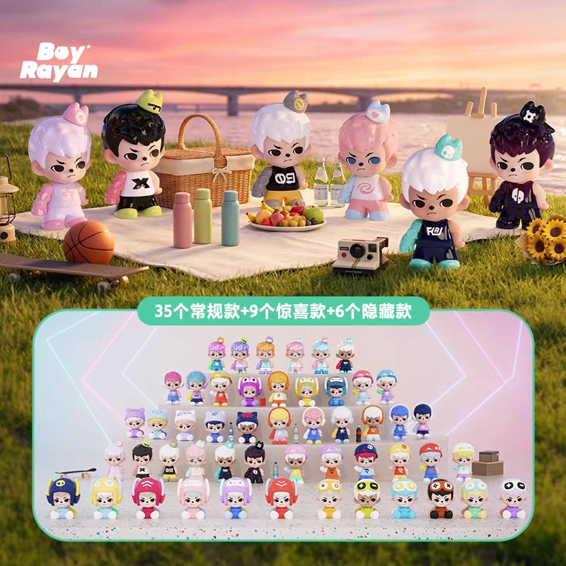 【代拆】TNTSPACE Rayan哥哥多维瞬息系列萌粒盲盒潮玩手办公仔礼物