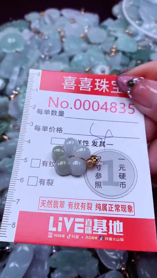 吊坠(不含链)未镶嵌翡翠4835