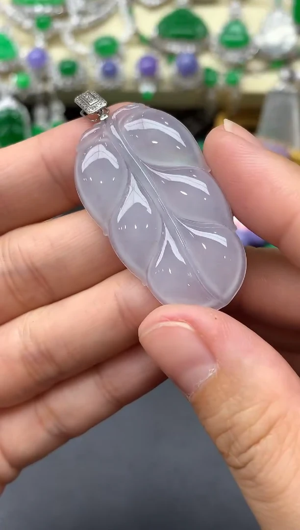 颈饰18K金镶嵌翡翠306中国好珍宝