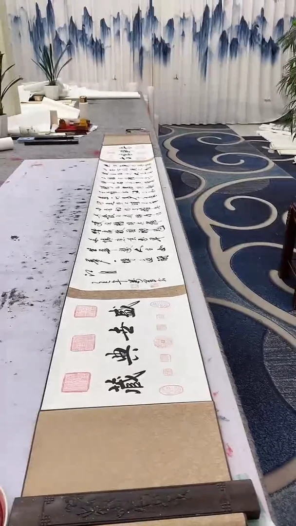 书法王万军3米赤壁怀古 晓雅
